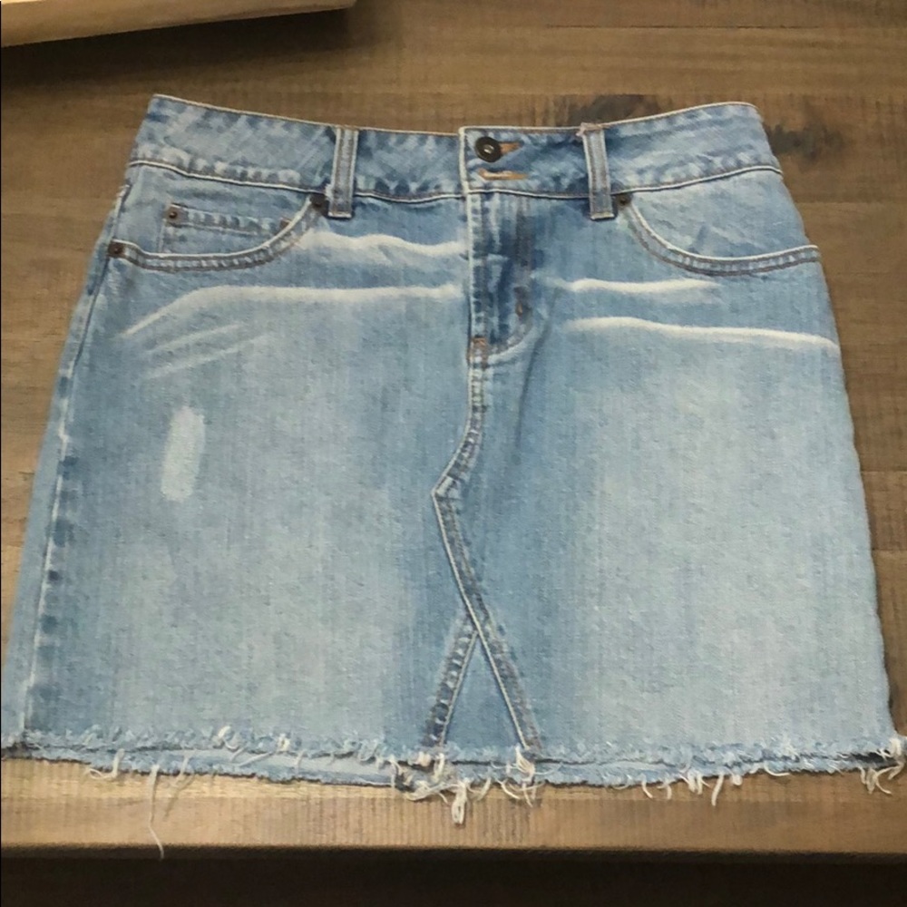 Blue jean skirt